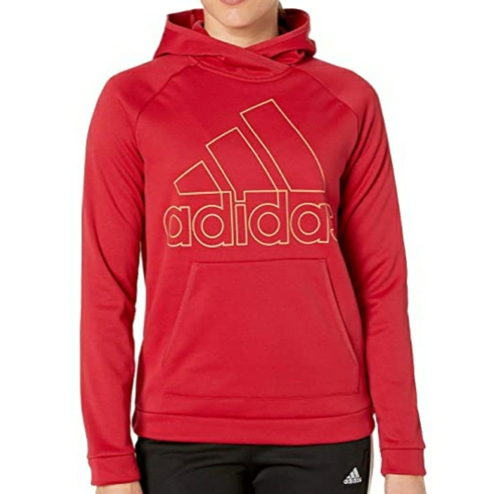 Adidas Women's Hoodie Red W TI BOS HOODIE Size XS